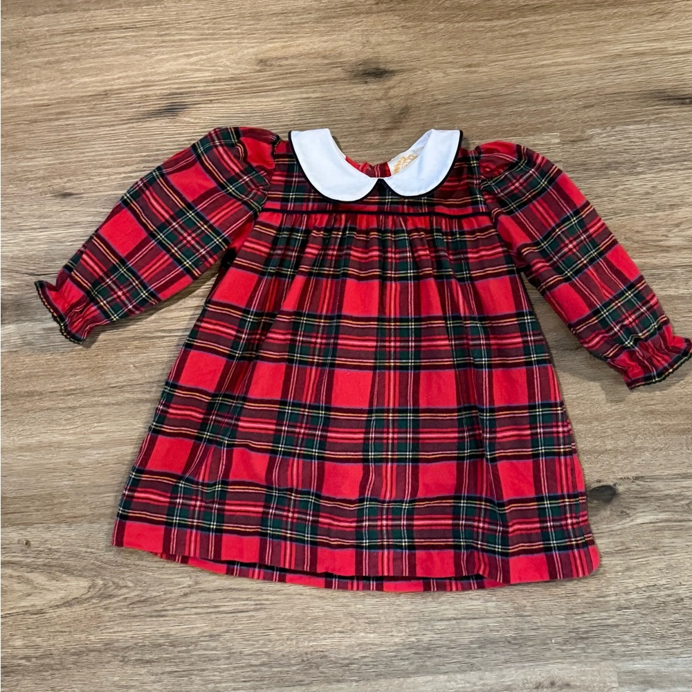 The Beaufort Bonnet Company Plaid Christmas Dress